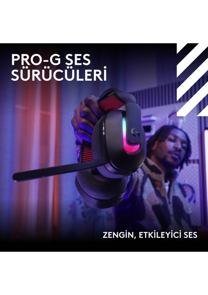 G G522 Lıghtspeed Wireless Gaming Pc Headset - Siyah indirimleri