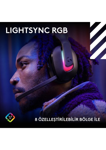 G G522 Lıghtspeed Wireless Gaming Pc Headset - Siyah
