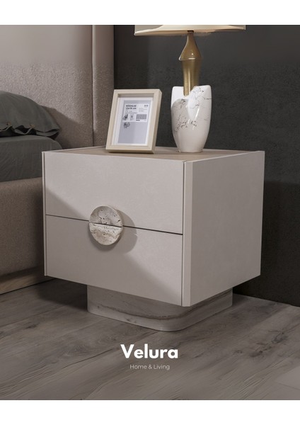 Moon Yatak Odası Takımı (6 Kapaklı Dolap + Şifonyer + Komodin + Karyola)