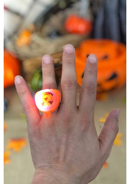 Halloween Orc Yüzük Kabak Işıklı 960L
