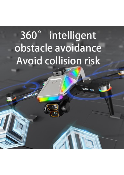 S5 Pro Akıllı Drone Katlanabilir ve 4K HD Kameralı Çift Lensli Yüksek Hızlı Çocuklar İçin uygun Drone fırsatları