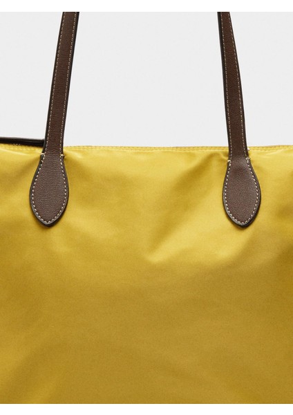 Teknik Kumaş Shopper Çanta L