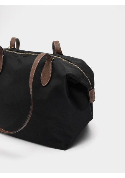 Teknik Kumaş Shopper Çanta L