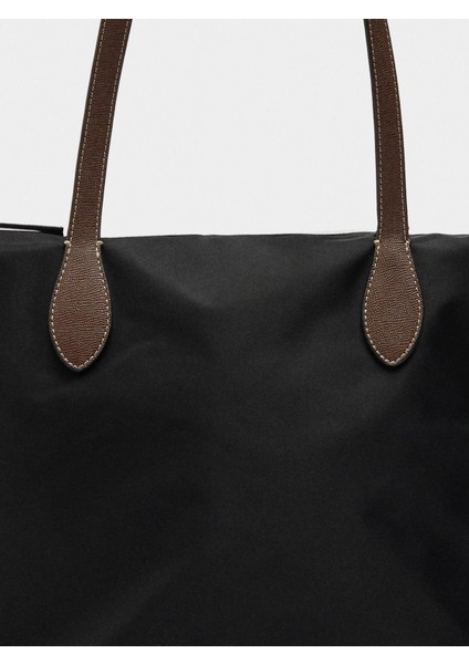 Teknik Kumaş Shopper Çanta L
