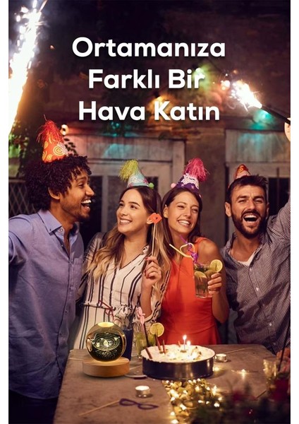 Ahşap Tabanlı Gezegen LED Işıklı Küre modelleri