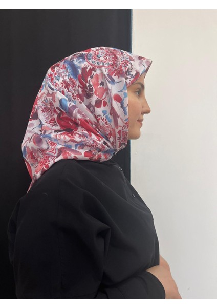 Flora Canlı Çiçek Desenli Eşarp fiyatları