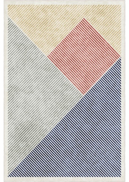 Her Adımda Bir Hikâye Renklerle Örülmüş Kaymaz Taban Halı fırsatları