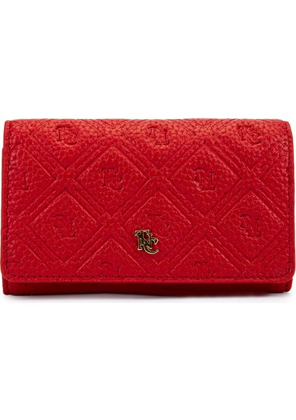 Kadın Hakiki Deri Kırmızı Cüzdan 1155 107 Bn Czdn SK25-26 Kırmızı Fltr Bsk