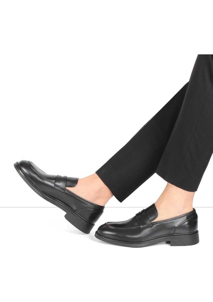 Erkek Siyah Deri Loafer fiyatları