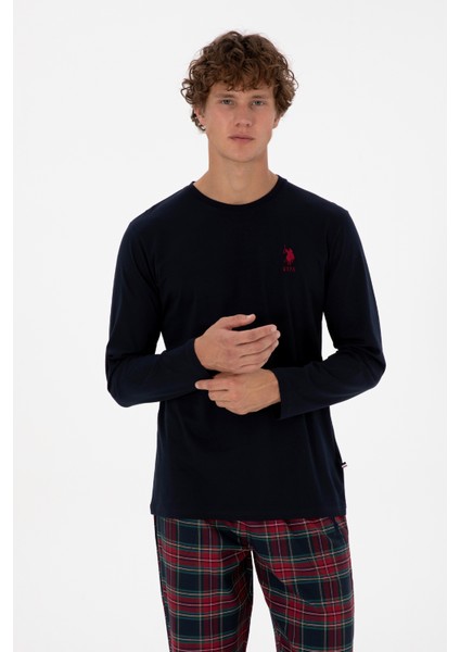Erkek Lacivert Pijama Takım 50318615-VR033 modelleri