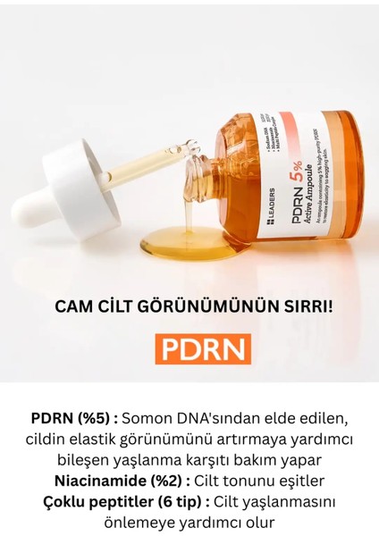 Pdrn (Somon Dna'sı) Içeriğiyle Cilt Bariyer Onarımını Destekleyen Yaşlanma Karşıtı Ampul fırsatları