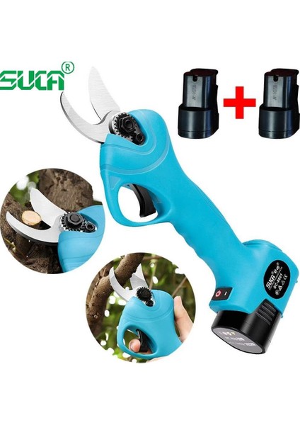 Garden Pro Lityum Akülü Budama Testeresi ve Suca Budama Makas Seti modelleri