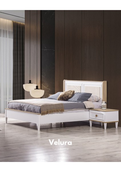 Legna Yatak Odası Takımı (10 Kapaklı Köşe Dolap + Şifonyer + Komodin + Karyola) fiyatları