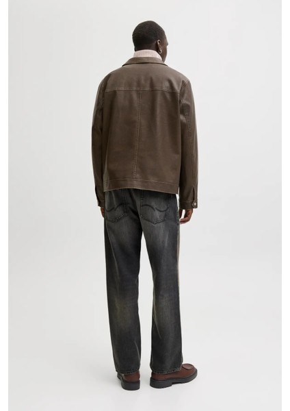 Erkek Jjecasablanca Deri Ceket 12278839 Kahverengi indirimleri