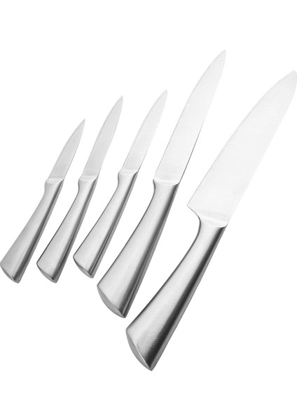 Retroway 6 Parça Bıçak Seti Silver modelleri