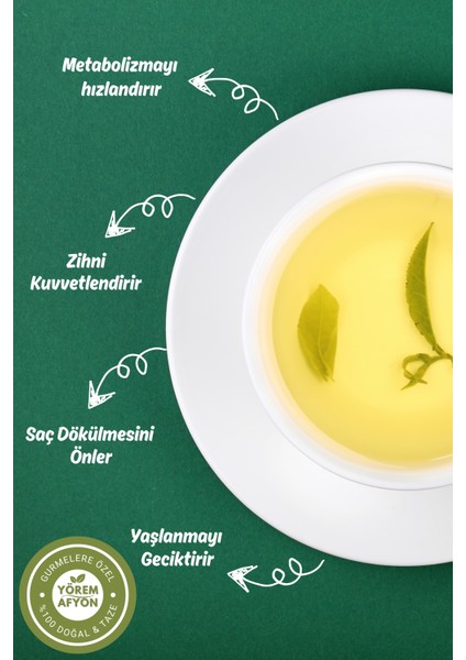 Yörem Afyon Yüksek Rakım Hasadı Zihin Canlandıran Oolong Çayı (Thea Sinensis) | 60GR. fırsatları