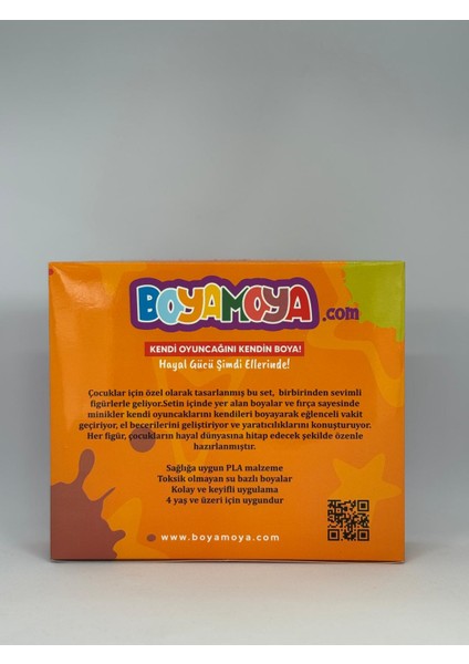 Tavşan ile Kaplumbağa Boyama Seti Doğal Mazleme modelleri