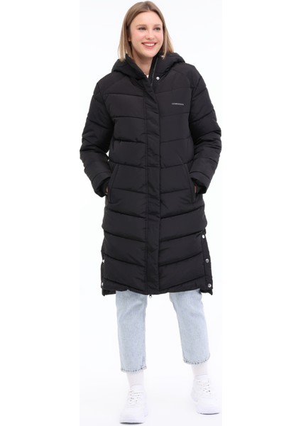 Wl Ulrıka 3UKR102 4pr Siyah Kadın Uzun Kaban