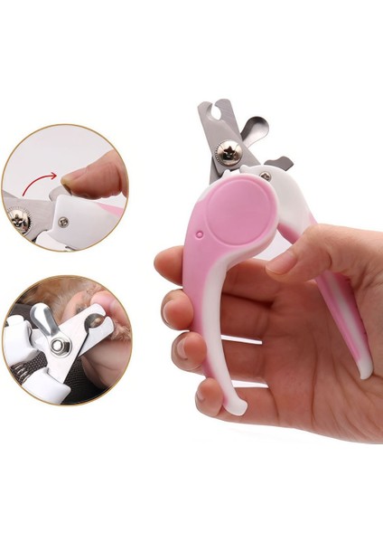 Wf Çelik Uçlu Pembe Kedi Köpek Büyük Tırnak Makası CIN310PM fırsatları