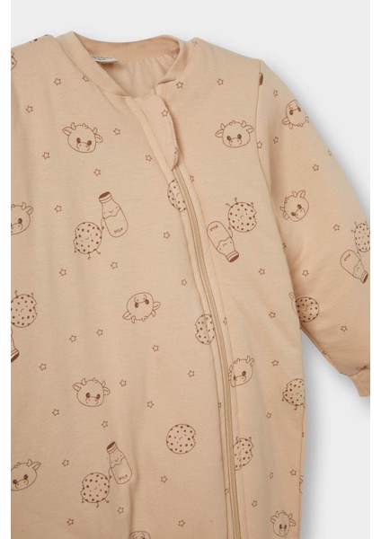 Erkek Bebek 2,5 Tog Elyaf Süt Baskılı Penye Tulum fiyatları