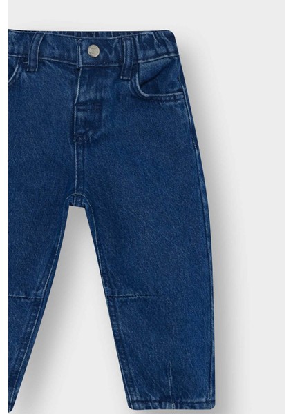 Erkek Bebek Beli Lastikli Jean Pantolon F3794A525AU fiyatları