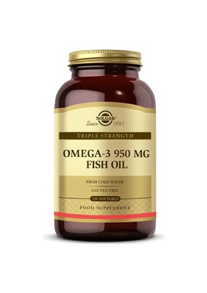 Omega-3 950 Mg 100 Softgels SLG020580 Balık Yağı fiyatları