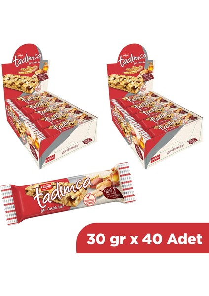 Yer Fıstıklı Bar 30 gr x 40 Adet
