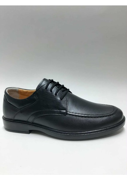 Hakiki Deri Bağcıklı Rahat Günlük Kauçuk Taban Siyah Kışlık Erkek Ayakkabı C-85426312KTGY fiyatları