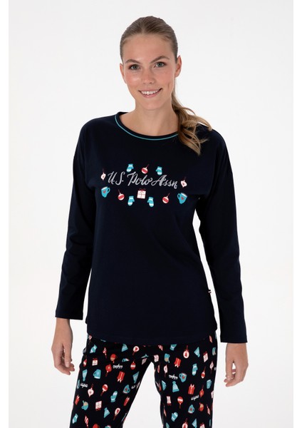 Kadın Lacivert Pijama Takım 50318896-VR033 modelleri