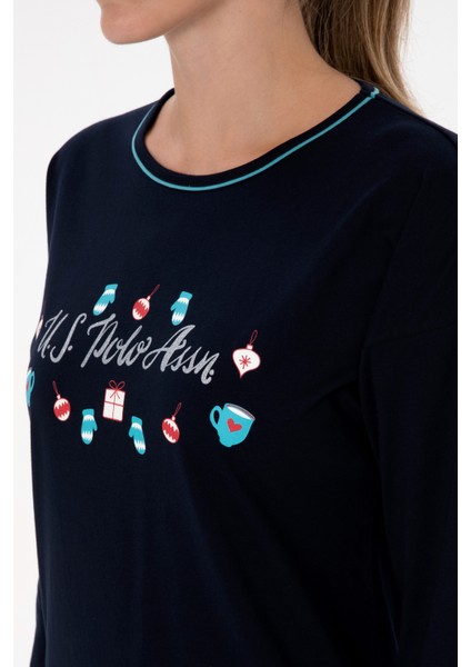 Kadın Lacivert Pijama Takım 50318896-VR033