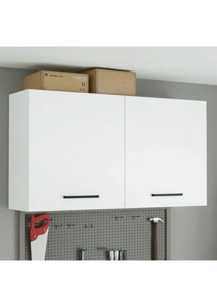 Beyaz - Fin Mutfak Üst Modül 120 cm Beyaz-Çok Amaçlı Dolap