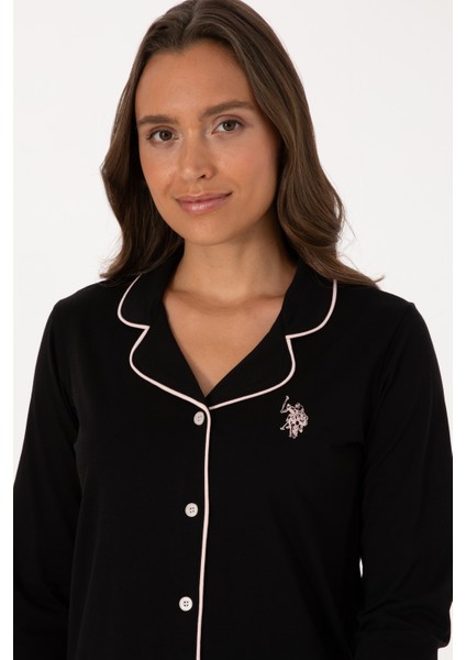 Kadın Siyah Pijama Takım 50318815-VR046 fiyatları