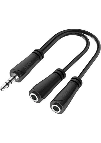 HM200349 Adaptör 3.5mm Stereo Fiş 2x3 5mm Soket Stereo