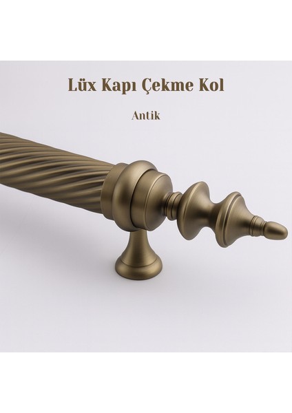 Otağ Antik 60 cm Kapı Çekme Kolu Tutma Kulpu Kulbu Çelik Dış Kapı Tutamağı Sürgülü Kapı Lüks Model fırsatları