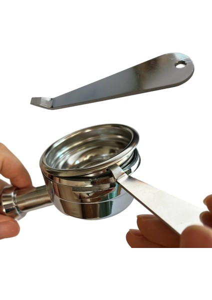 Kahve Toz Kupası Portafilter Sepet Çıkma Aracı Paslanmaz Çelik Kahve Filtre Araçları Kahve Takımları Aksesuarları (Yurt Dışından) modelleri