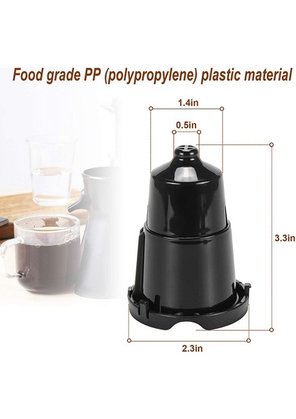 2 Pcs K Fincan Kahve Tutucu Iğne Keurig Pod Brewer Için Uyumlu K10 K40 K45 K60 K65 K70 K75 K77 K79 (Yurt Dışından) modelleri