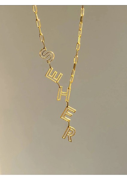 925 Gümüş| Içi Boş Y Isim Kolye fiyatları