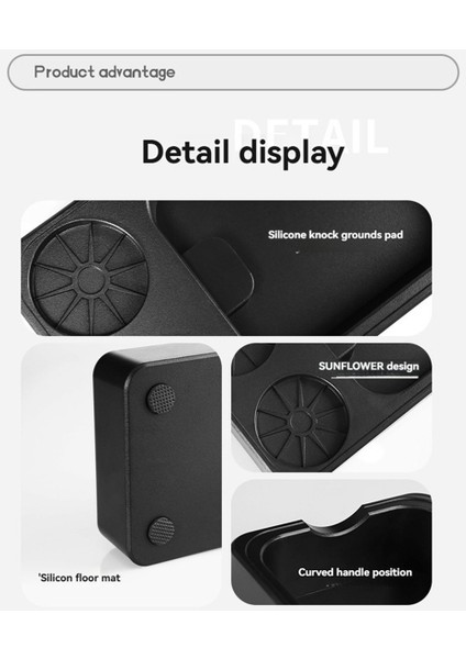 Espresso Tamping Istasyonu Espresso Organizer Kutu Kahve Filtre Kurcalama Tutucu Sayaç Üst Kahve Araçları Organzier B (Yurt Dışından) modelleri