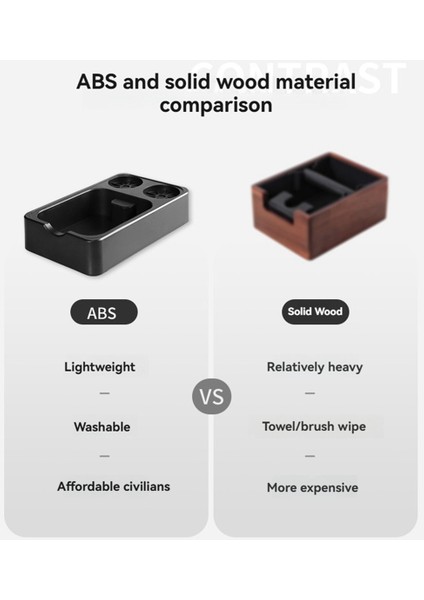 Espresso Tamping Istasyonu Espresso Organizer Kutu Kahve Filtre Kurcalama Tutucu Sayaç Üst Kahve Araçları Organzier B (Yurt Dışından) fırsatları