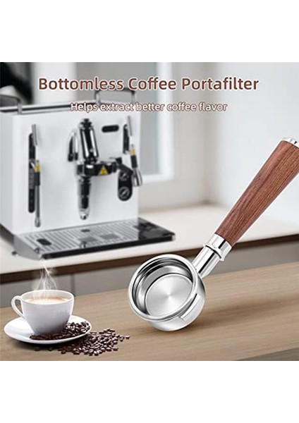 E61/EXPOBAR E61/ROKET E61ECM, 304 Gıda Paslanmaz Çelik Kahve Espresso Için 58MM Kahve Dipsiz Portafilter (Yurt Dışından) modelleri