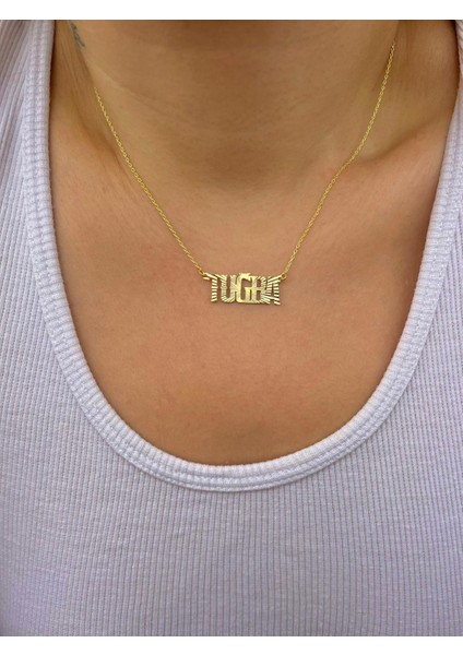 925 Gümüş | Kristal Kesim Istediğini Yazdır Kolye modelleri