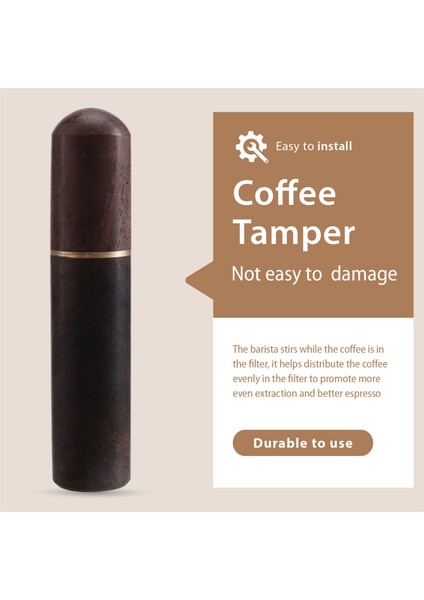 Espresso Kahve Karıştırıcı Espresso Dağıtım Aracı Taşınabilir Espresso Dağıtım Aracı, 6 Iğne Ceviz Rengi (Yurt Dışından) fırsatları