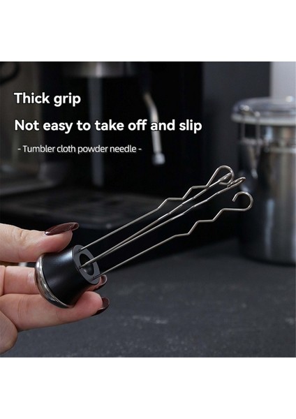 Paslanmaz Çelik Kahve Tozu Iğne Kahve Karıştırıcı Kahve El Çırpma Wdt Espresso Dağıtım Aracı Kafe Mutfak B Için (Yurt Dışından) fiyatları