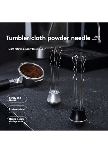 Paslanmaz Çelik Kahve Tozu Iğne Kahve Karıştırıcı Kahve El Çırpma Wdt Espresso Dağıtım Aracı Kafe Mutfak B Için (Yurt Dışından) modelleri