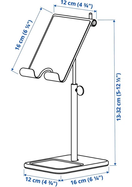 Havrehoj Tablet Desteği Beyaz 21 x 13 x 5 Cm fiyatları