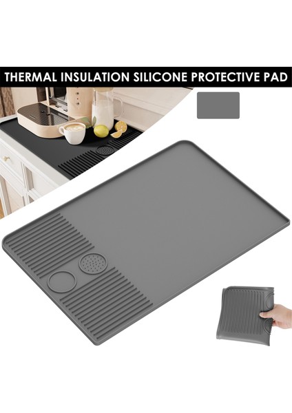 Büyük Silikon Kaymaz Kahve Makinesi Paspası, Isı ve Şok Emici, Kahve Sayacı Mat 40.5X60.9CM (Yurt Dışından) modelleri