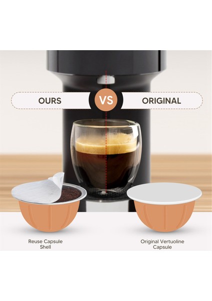 Nescafe Kahve Kapsülü Kabuk Tozu Doldurma Seti Doldurma Kaşık Için Yeniden Kullanılabilir (Yurt Dışından) fırsatları