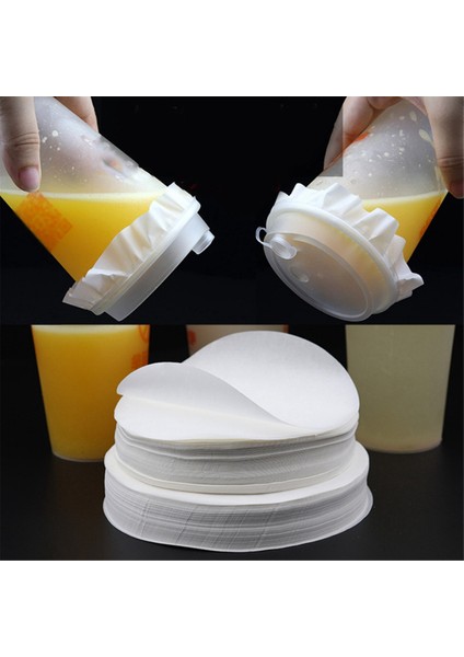 500PCS Fincan Sızdırmazlık Kağıt Film Kahve Çay Içeceği Paketleme Sızıntısı Kağıt Filmi Suçlayıcı Yuvarlak Şekil Şişe Mühürleyicisi (Yurt Dışından) fırsatları
