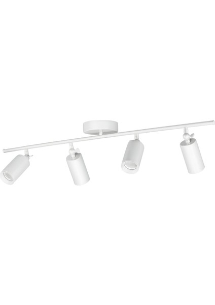 Spoti 4'lü Beyaz Renk (Gün Işığı) Modern Tasarım Salon - Mutfak - Banyo Spot Ledli Sıralı Avize fırsatları