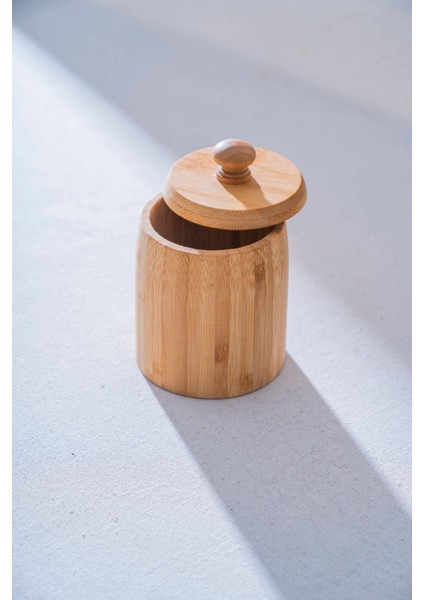 Bambu kapaklı Kavanoz - 12 cm fiyatları